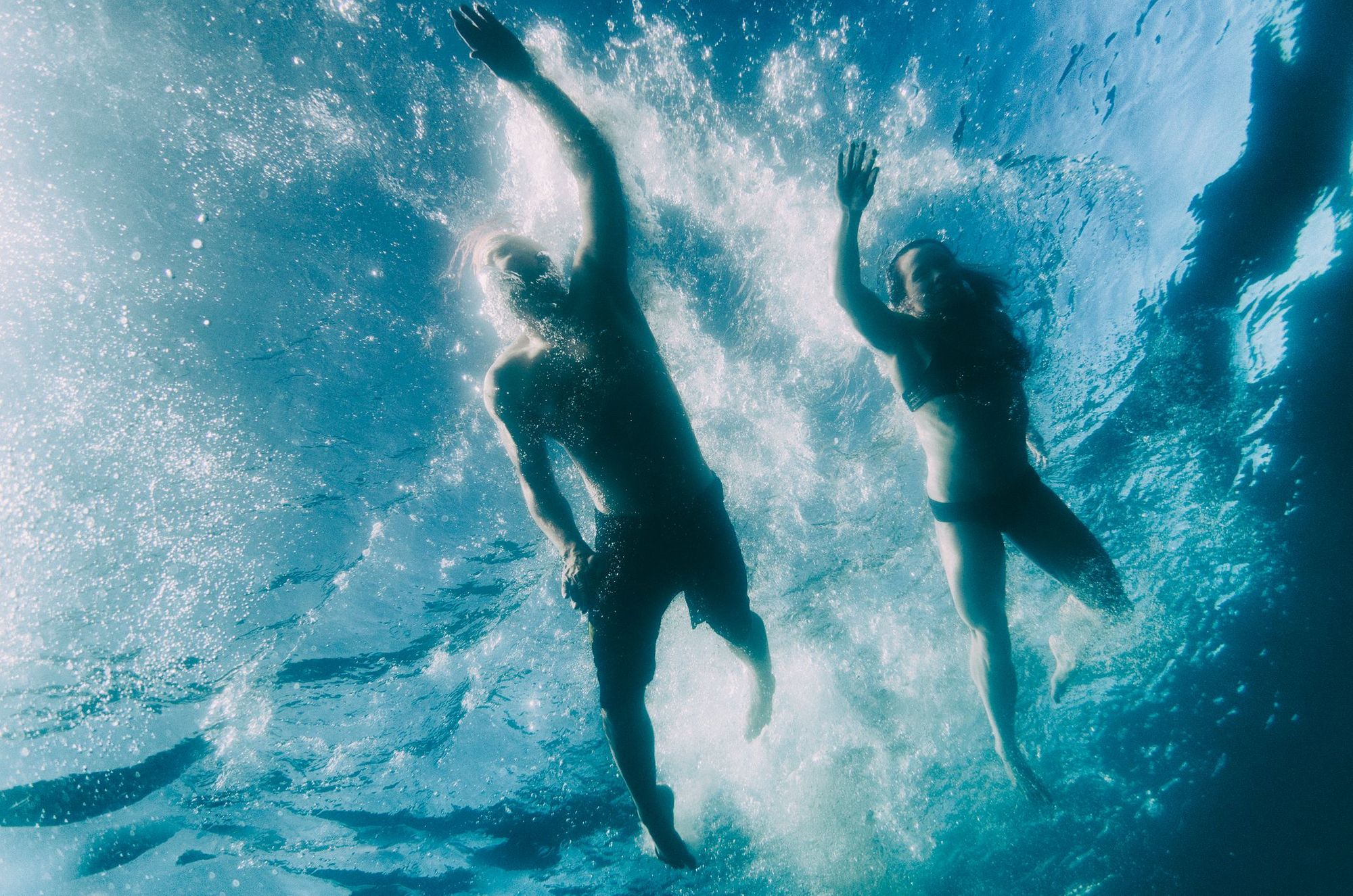 Whether you're diving in to your workout or riding the waves—our