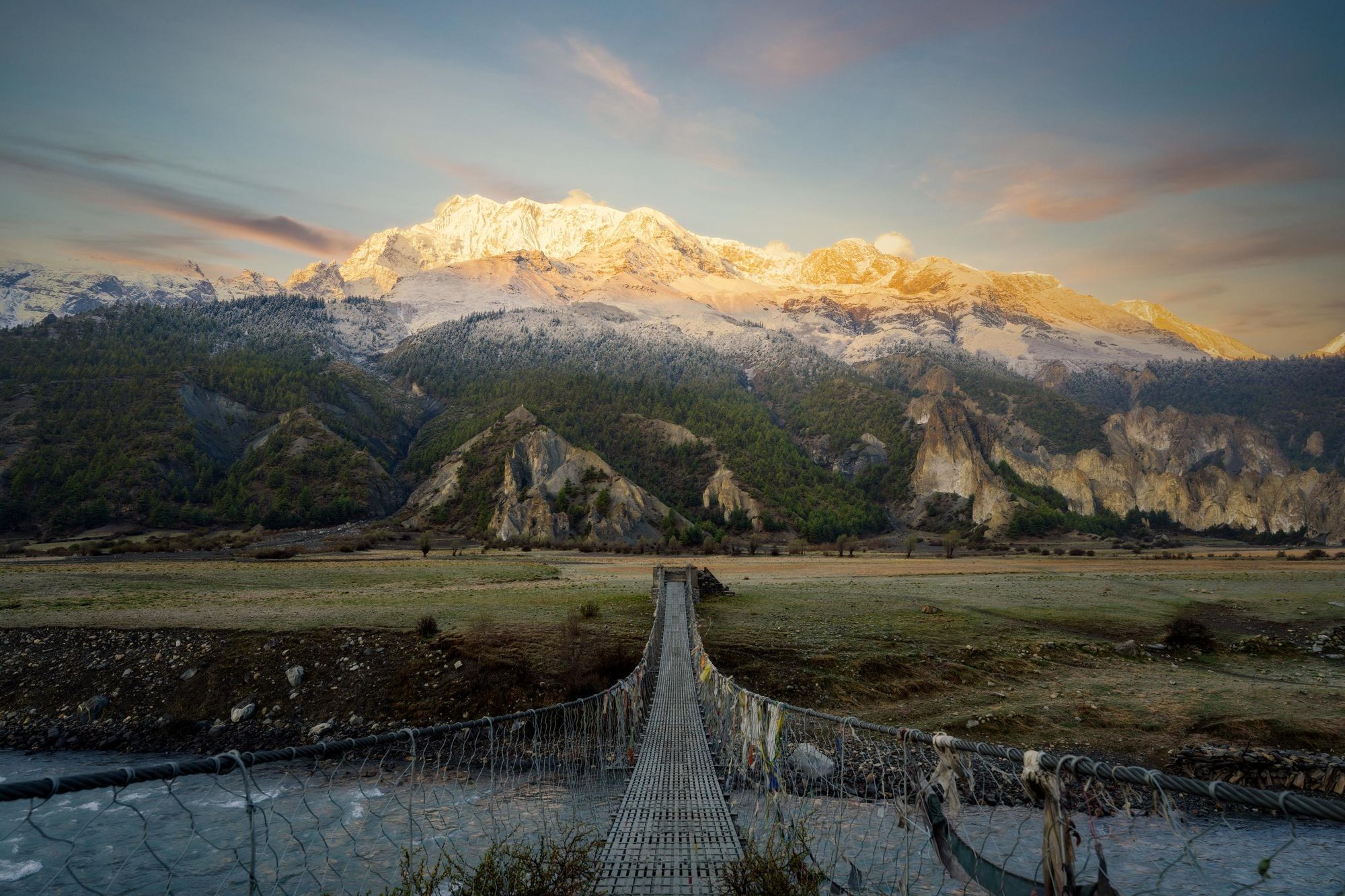 The Annapurna Circuit is a legendary long distance hike into the Himalayas. Photo: Getty