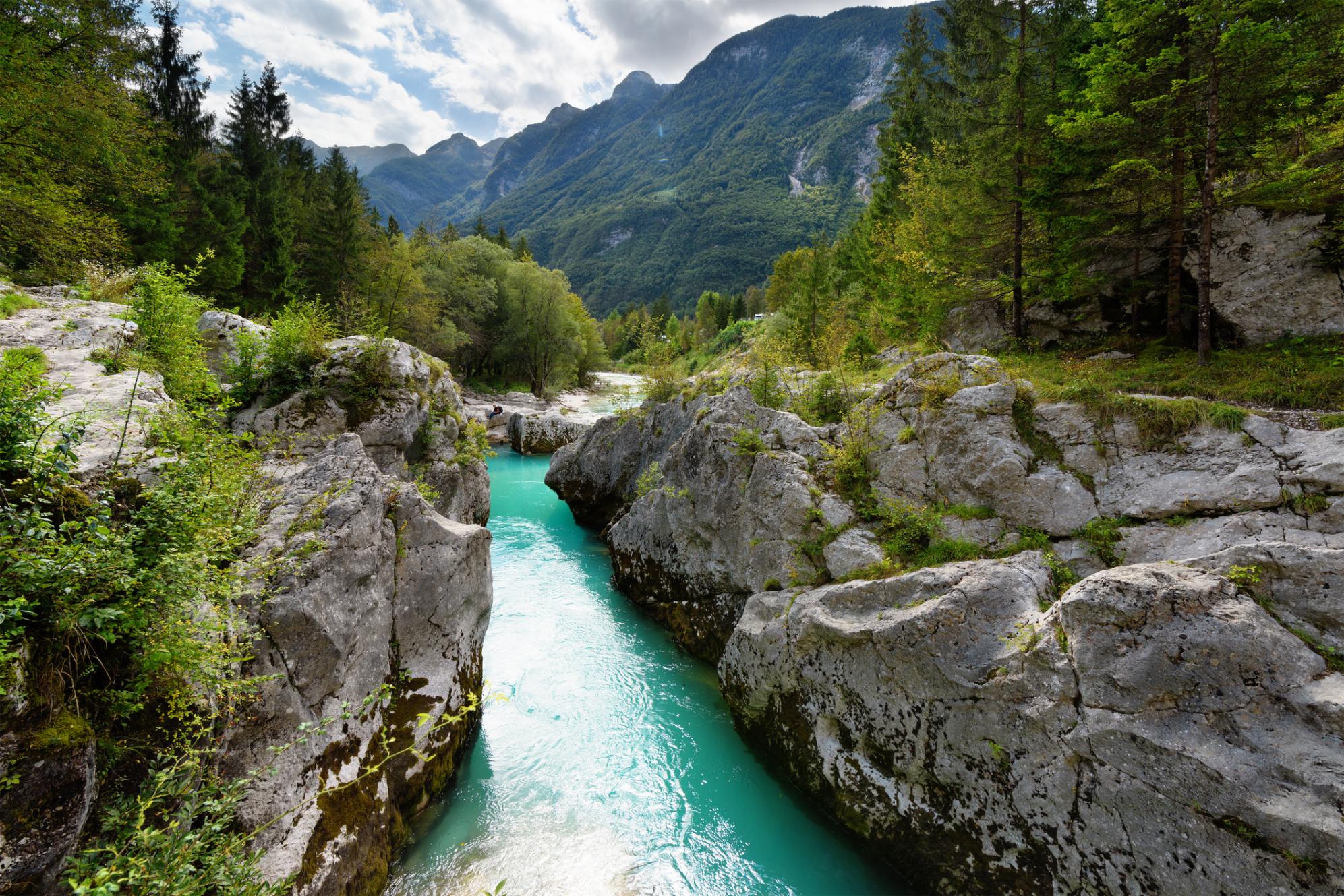 The fairytale surroundings of the Great Soča Gorge. Photo: Getty.