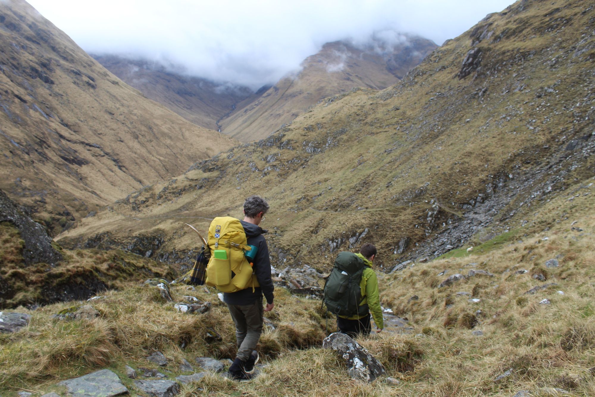 Descending from Glen Affric in the direction of Kintail. Photo: Stuart Kenny