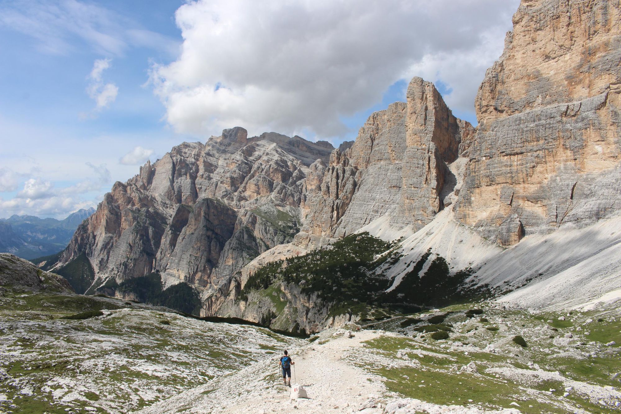 Views on the Alta Via 1 in the Italian Dolomites. Photo: Getty