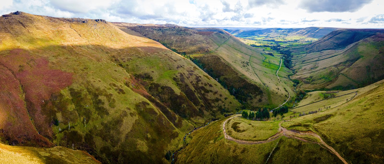 A panoramic view from Kinder Scout. Photo: Getty.