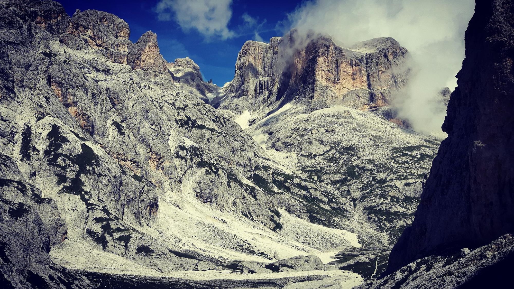 The beautiful mountain landscape on the Alta Via 2, one of the best hiking tour in Europe. Photo: Getty