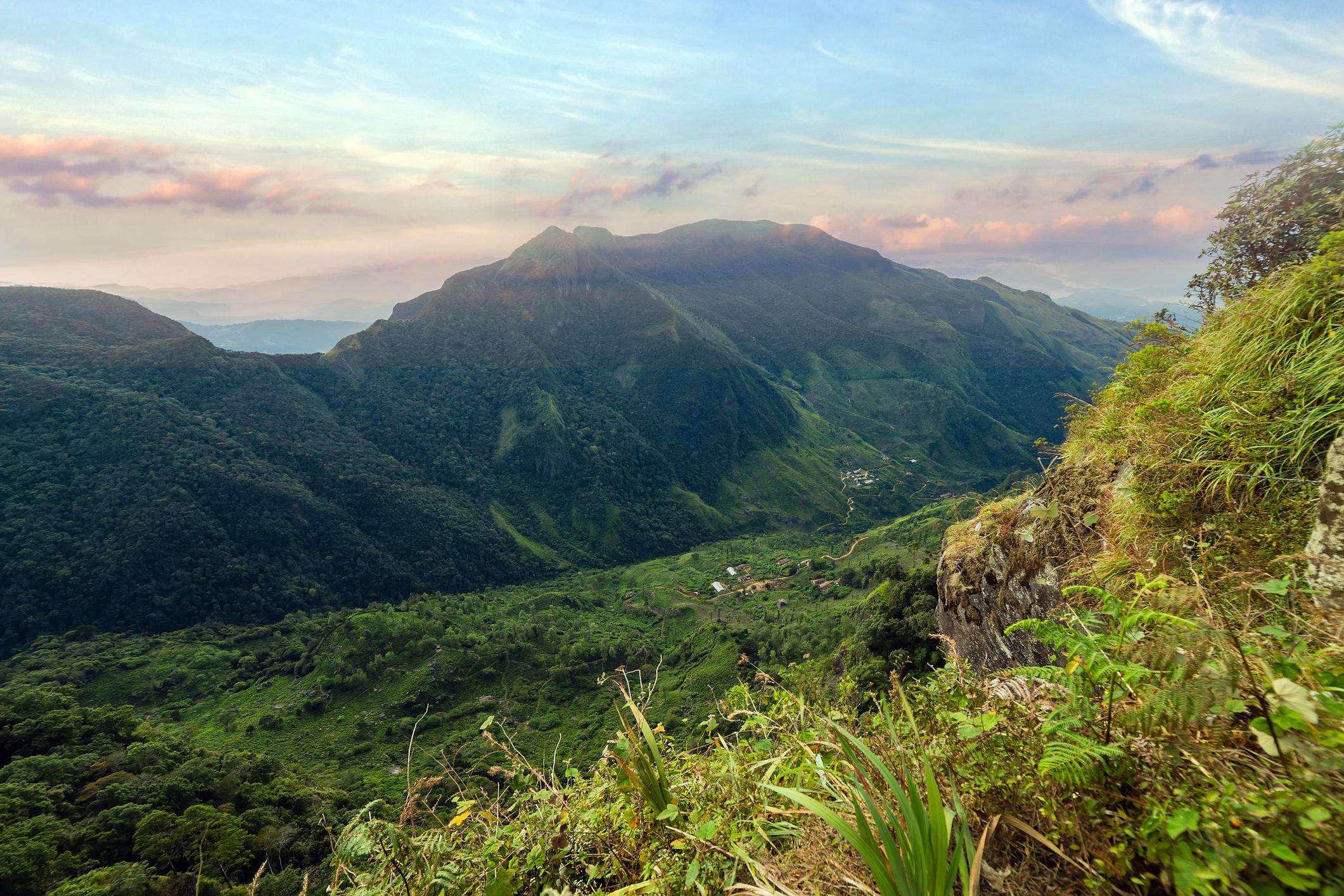 World's End, in Horton Plains National Park. Photo: Getty.