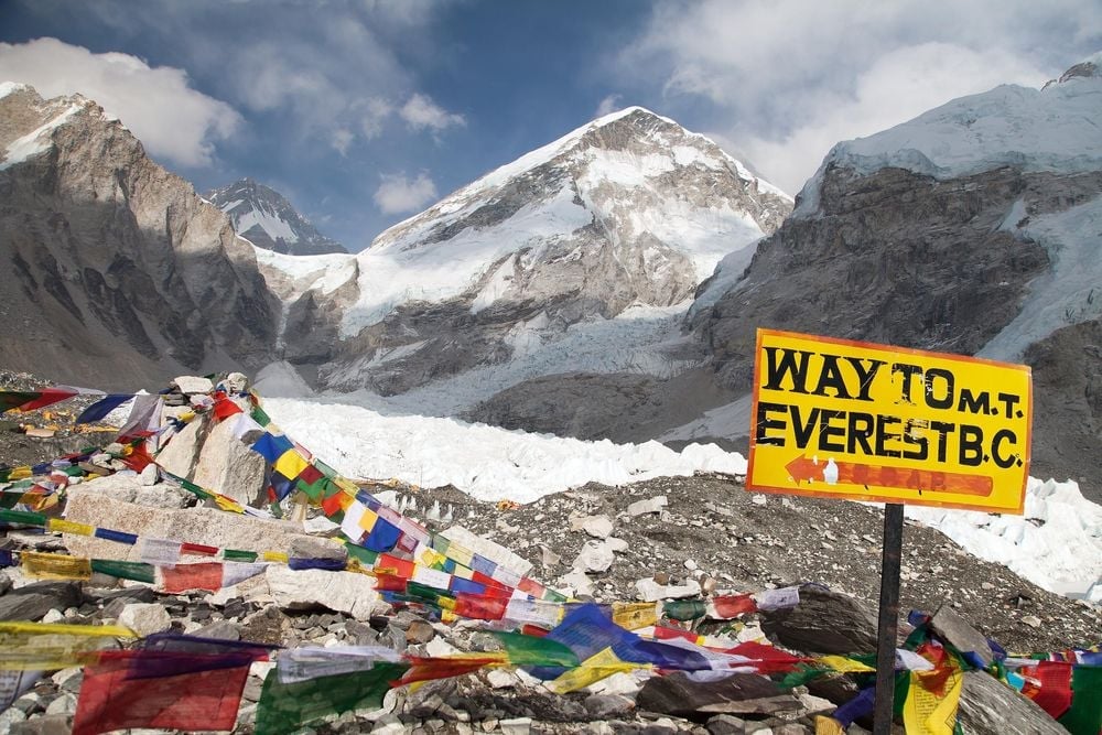 The route to Everest Base Camp, the legendary trekking site in Nepal. Photo: Getty