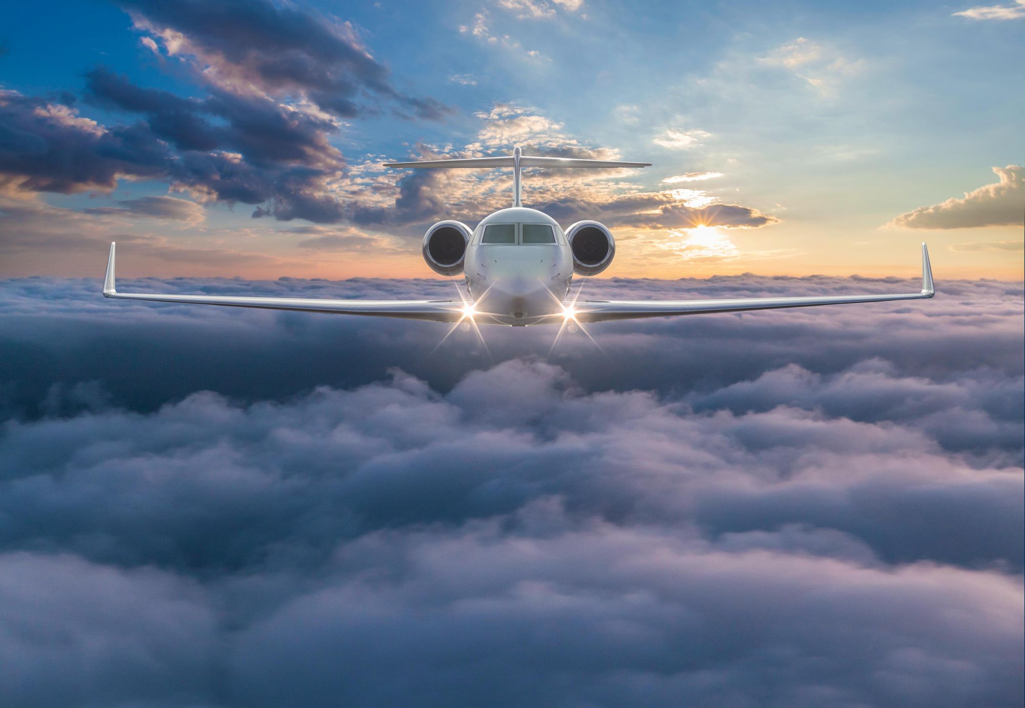 The report suggests is that for the general population to accept flying policy, private jets must come first. Photo: Getty