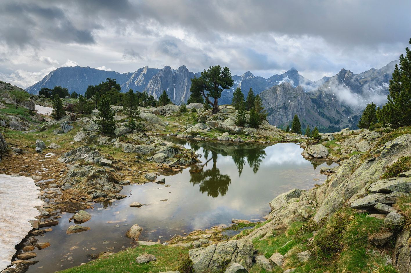 The Pyrenees near Amitges Refuge, on the Carros de Foc. Photo: Getty.