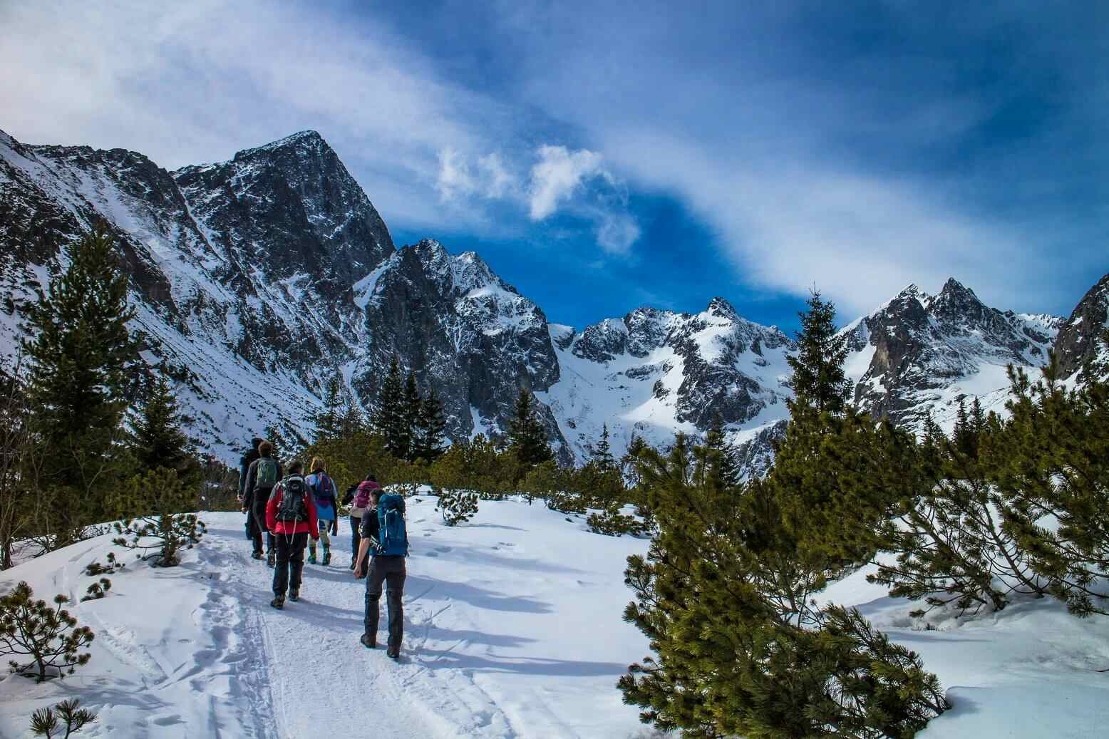 A snowy wander through the High Tatras mountains of Slovakia. Photo: MBA