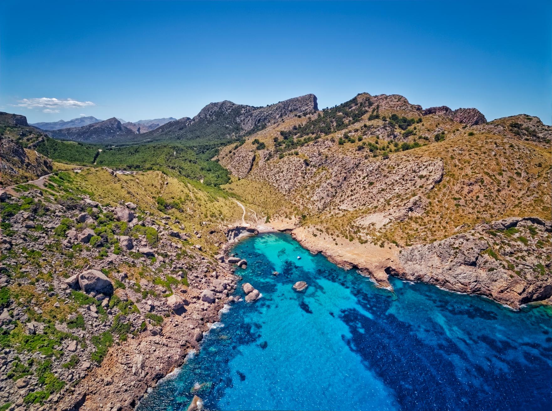 Cala Figuera, on the Tramuntana Coast. Photo: Getty.