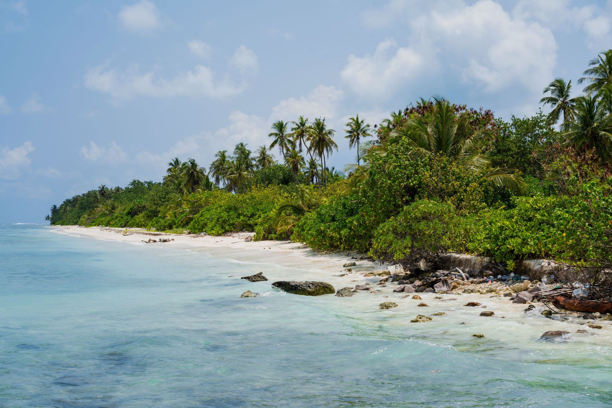 A dreamy beach on the Maldives, perfect for escaping the colds of February. Photo: Getty