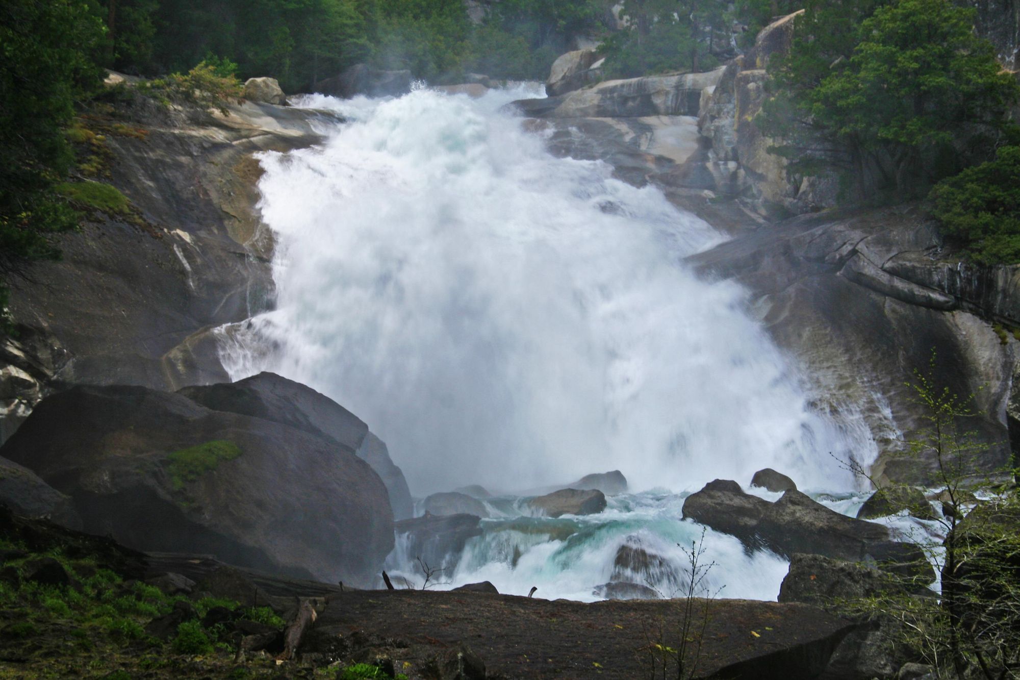 The aptly named Mist Falls. Photo: NPS/ Rick Cain