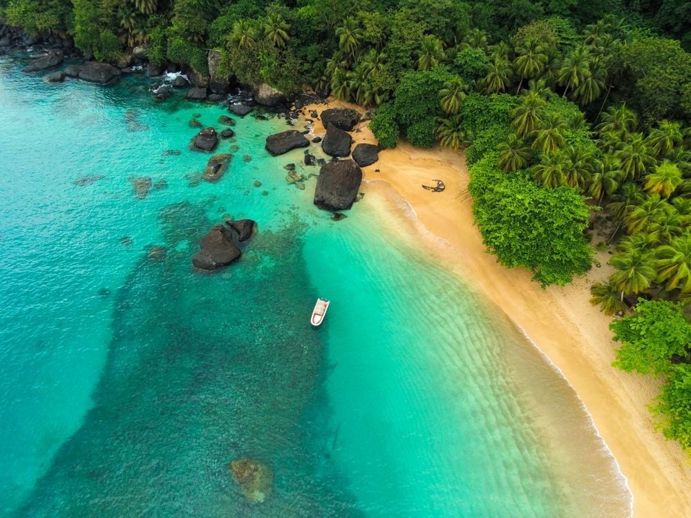 The stunning Praia Banana in Príncipe. Photo: Shutterstock.