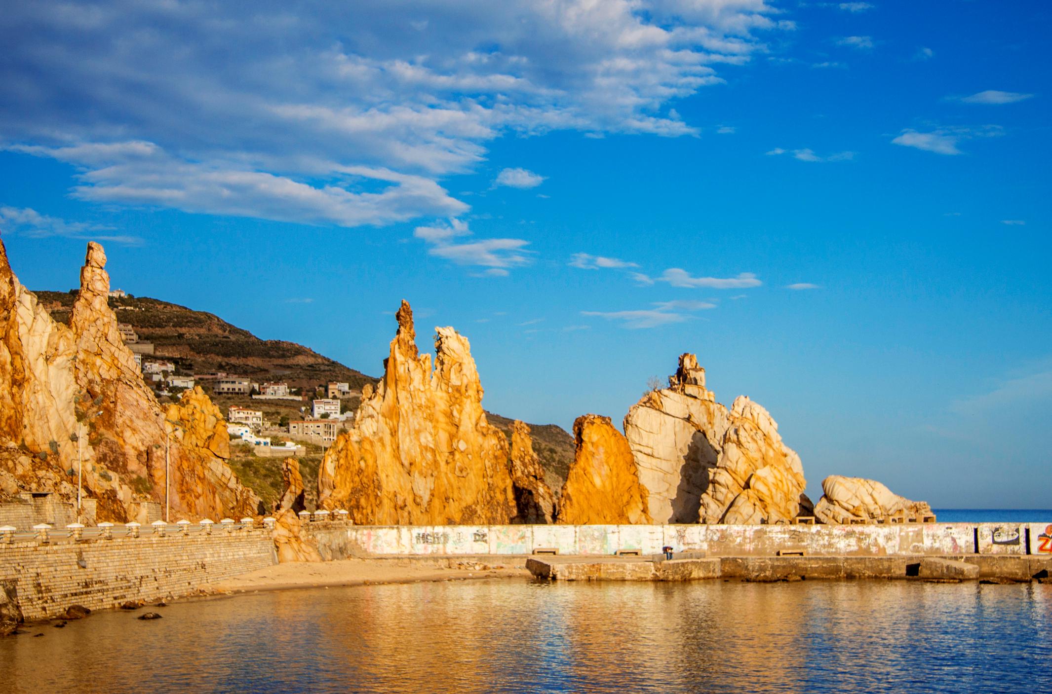 The famous needle rocks of Tabarka. Photo: Getty.