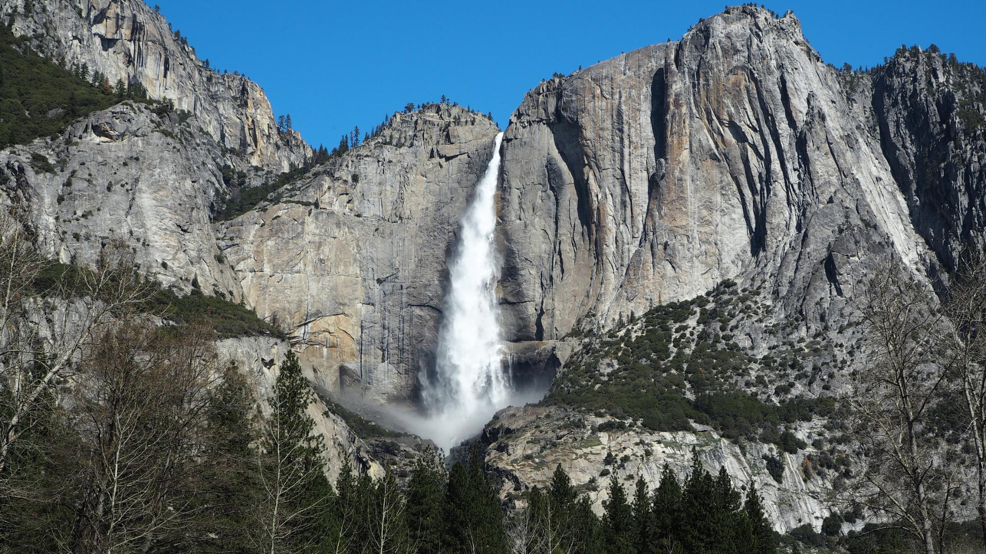 The cascading Tokopah Falls. Photo: Getty.