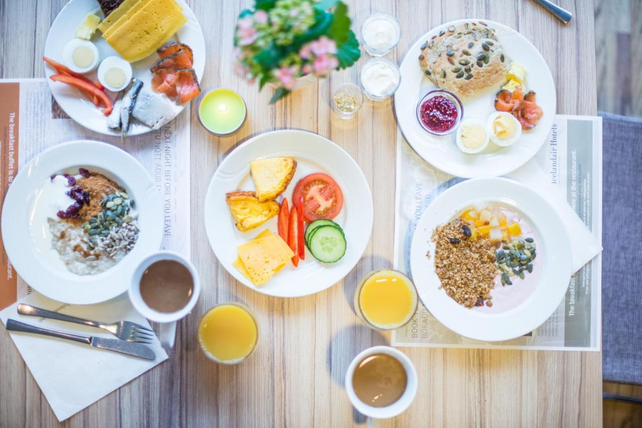 Icelandic breakfast, including fish oil shots. Photo: Icelandic Mountain Guides.