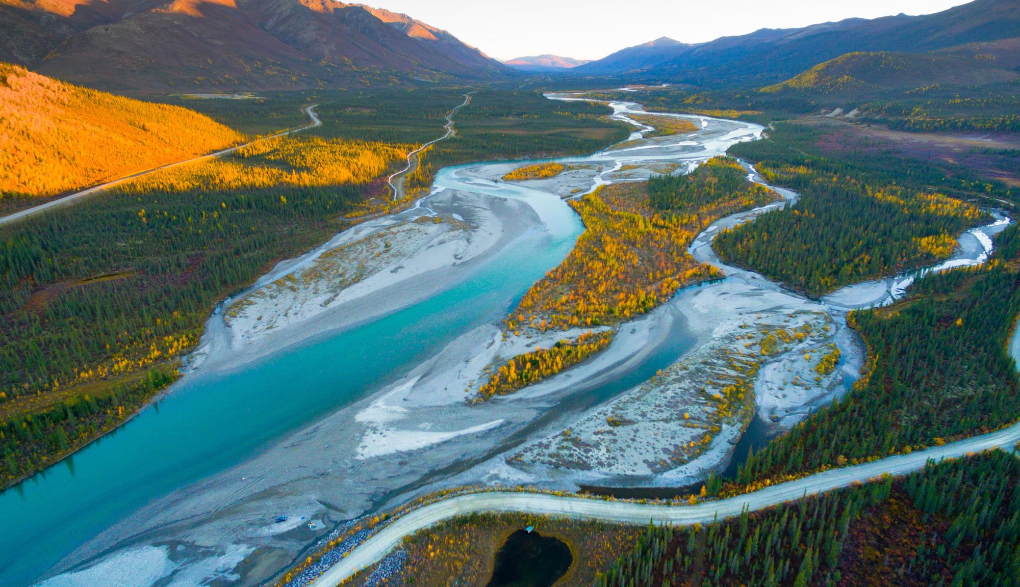 The wild waterways of Alaska in summer. Photo: Getty