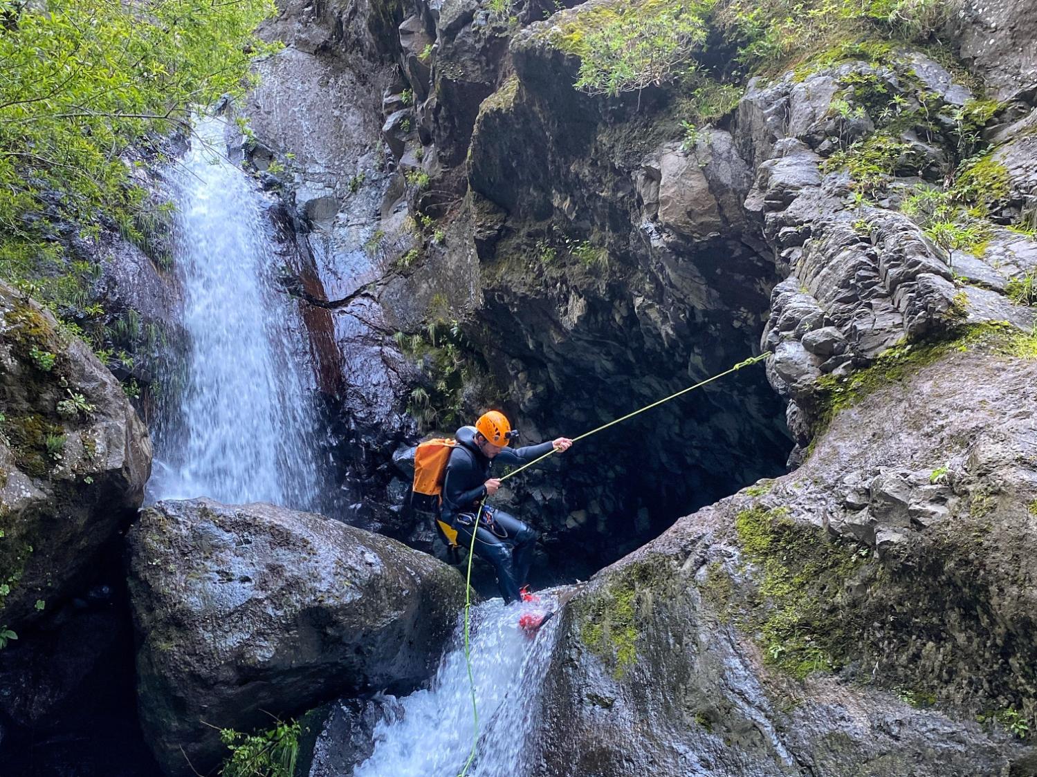 Canyoning in Madeira. Photo: Madeira Mountain Tours.