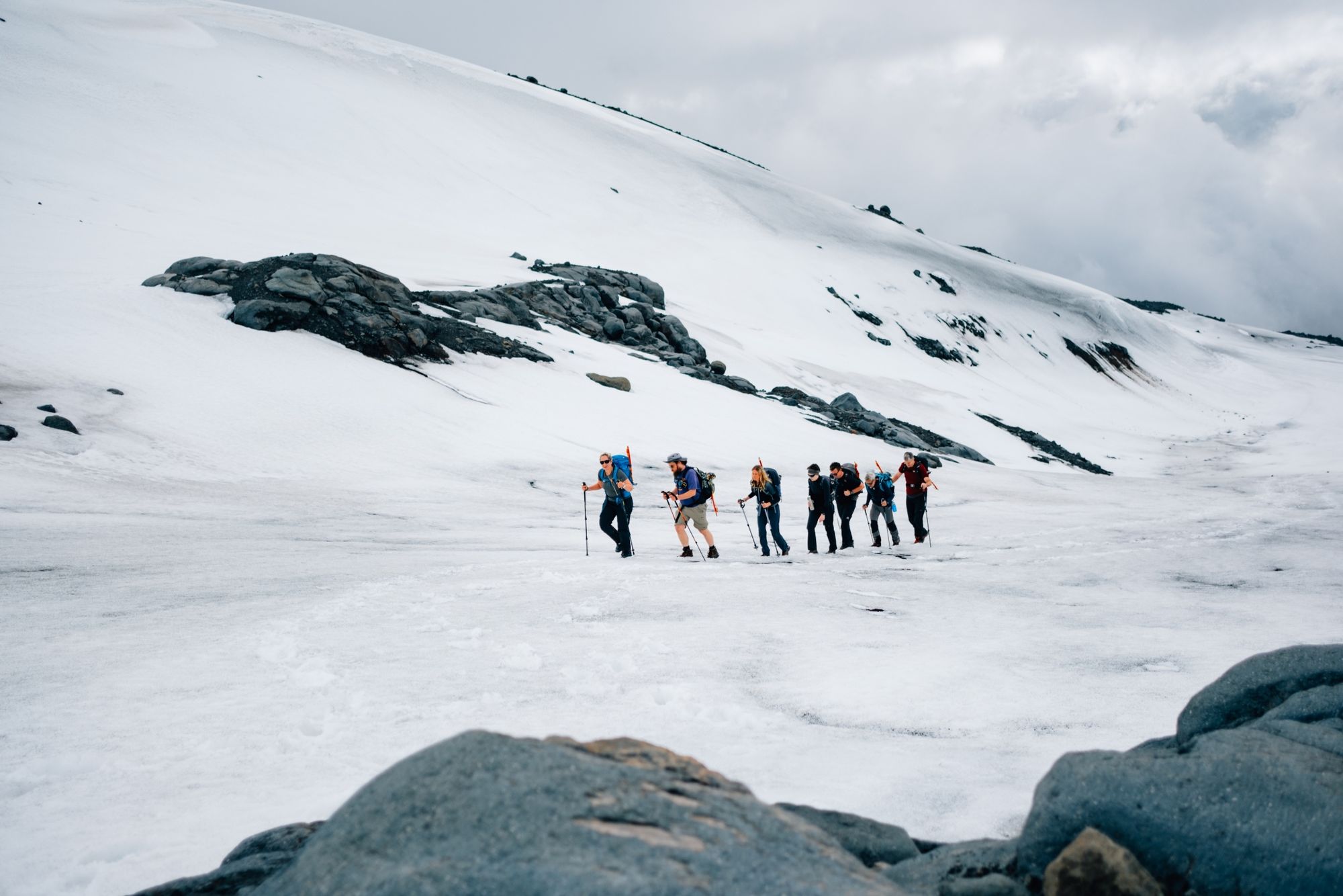 Expect snow at any time of year in Iceland, especially at higher altitudes. Photo: Tom Barker.