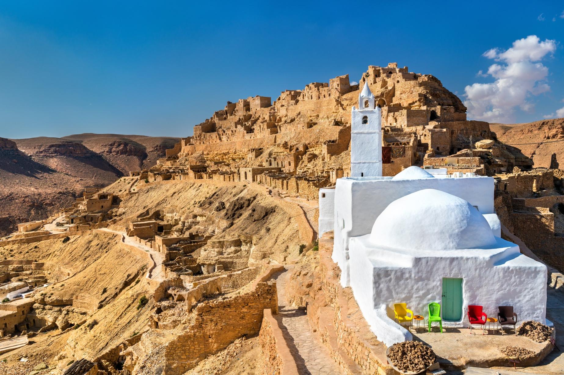 The Berber town of Chenini. Photo: Getty.