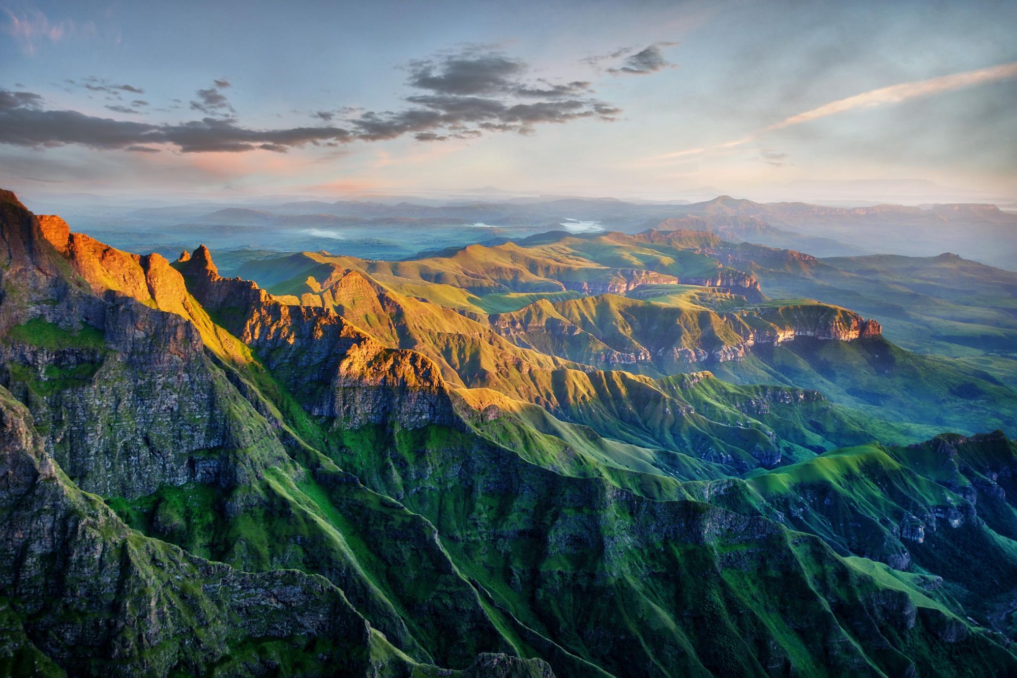 The remarkable mountains of Drakensberg Mountains in South Africa. Photo: Getty