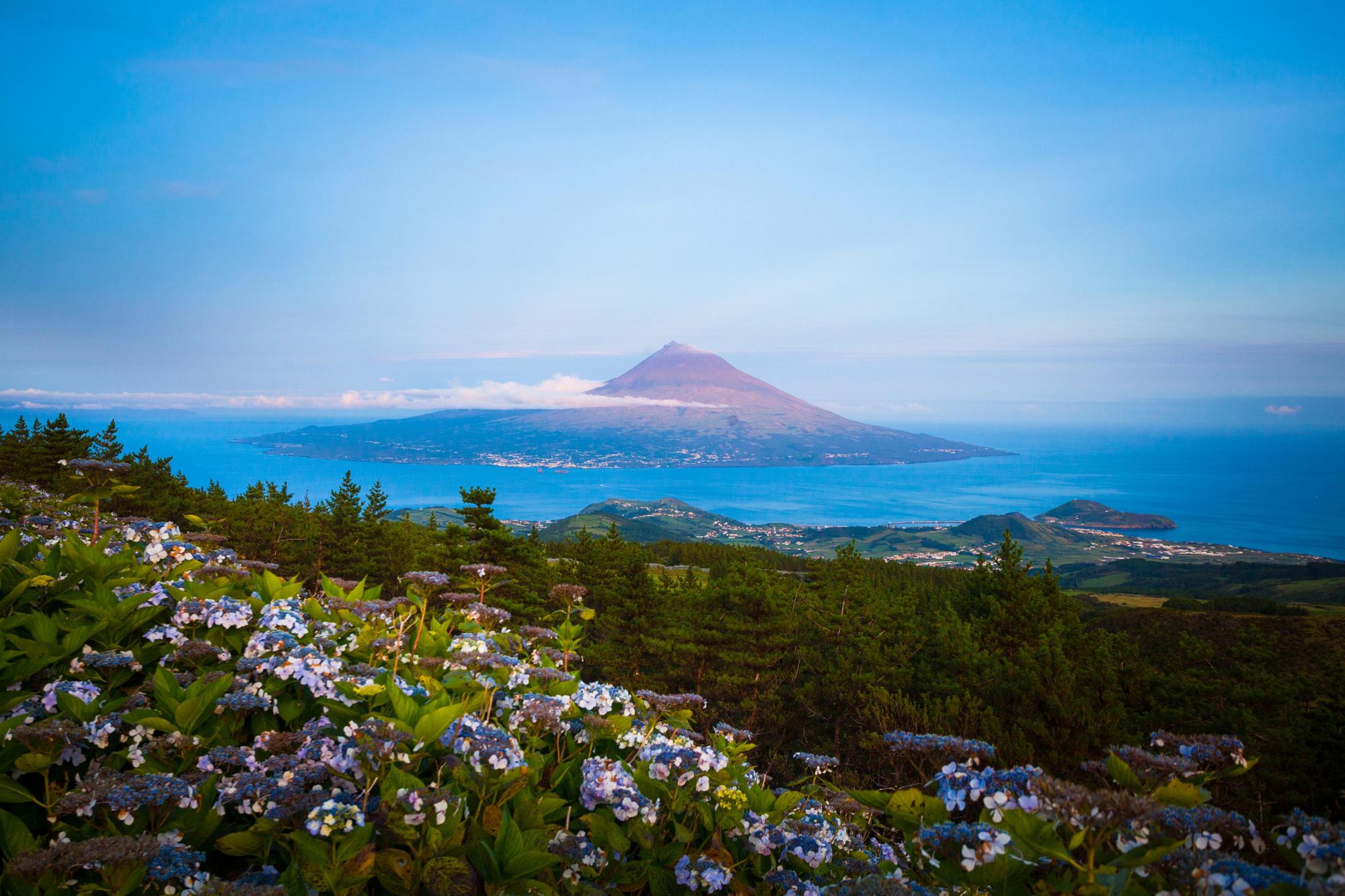 Mount Pico seen from Horta, Azores. Photo: Getty