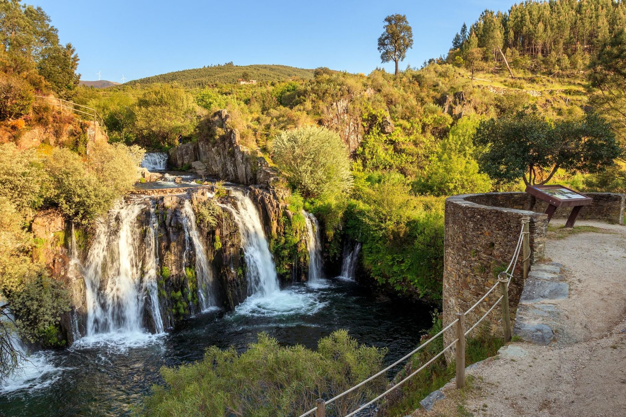 Poço da Broca waterfall in Serra da Estrela Natural Park. Photo: Getty