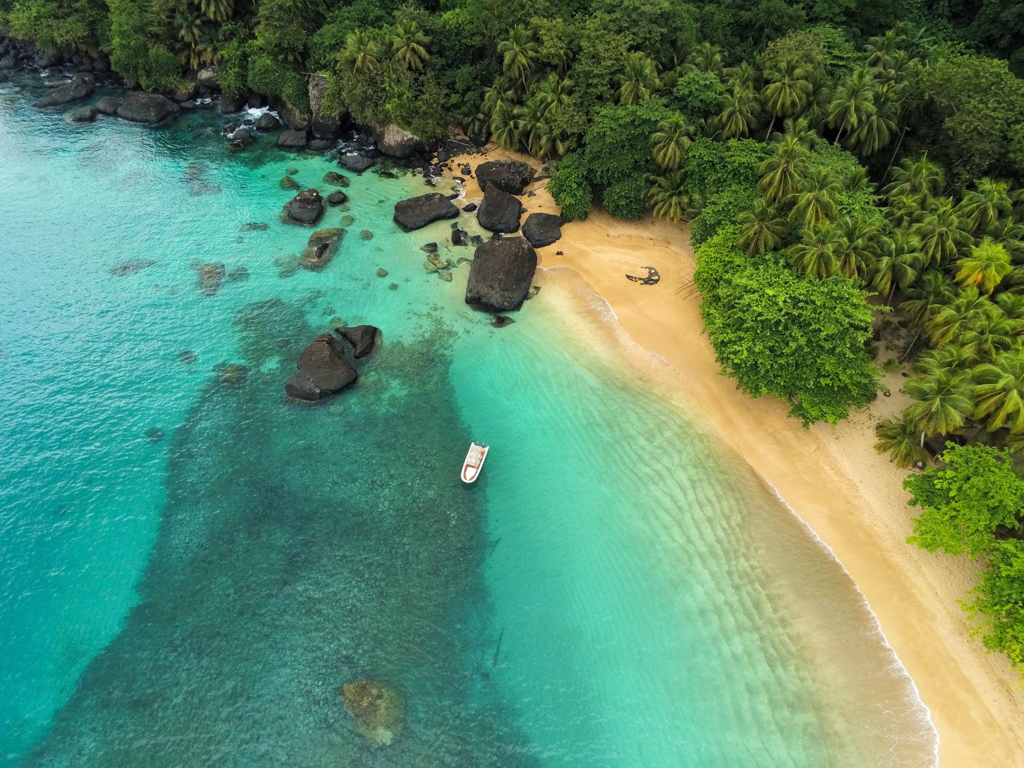 Praia Banana on Principe. Photo: Getty.