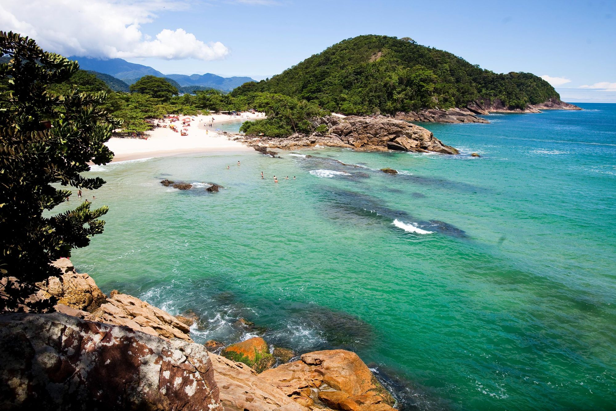 The scenic scenes of Trindade, Paraty along the coast from Rio de Janeiro. Photo: Getty