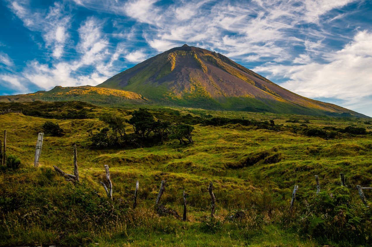 Pico mountain is the highest point not only in the Azores, but in all Portuguese territory. Photo: Getty