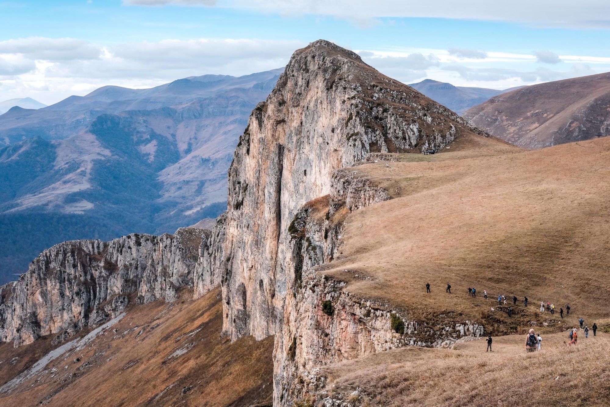 Climbing to the summit of Mount Dimats. Photo: Shutterstock