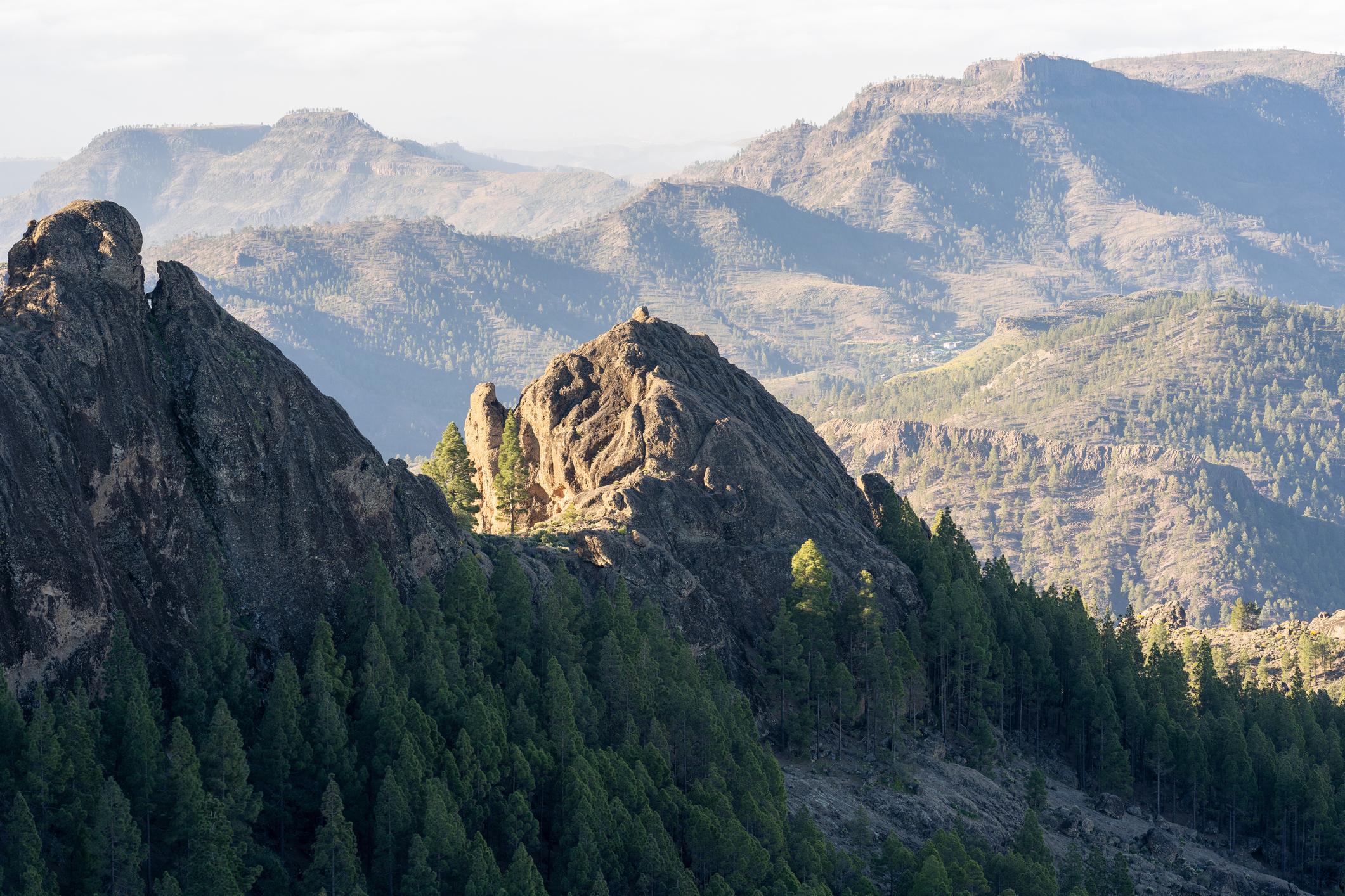 The view from the top of Pico de las Nieves. Photo: Getty.