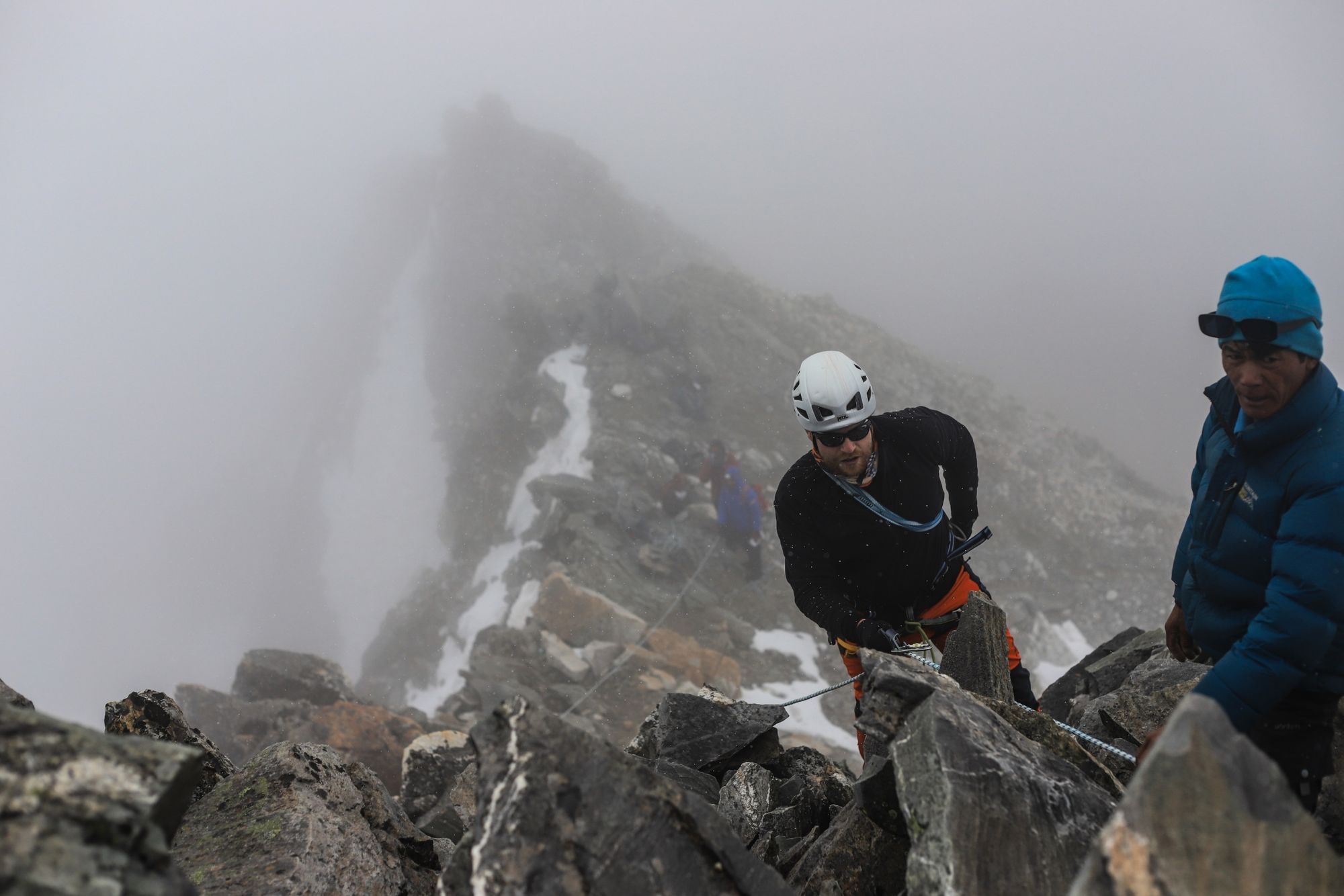 A foggy morning heading to Yala summit. Photo: Freedom Adventures.