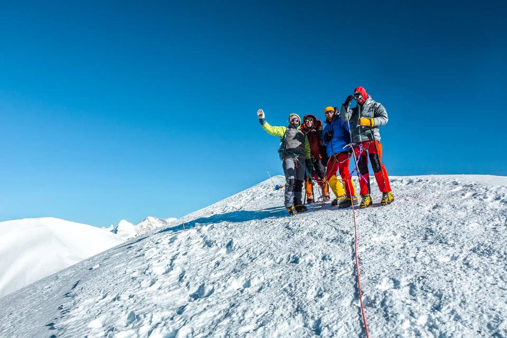 Clothing for Yala Peak summit. Photo: Getty.