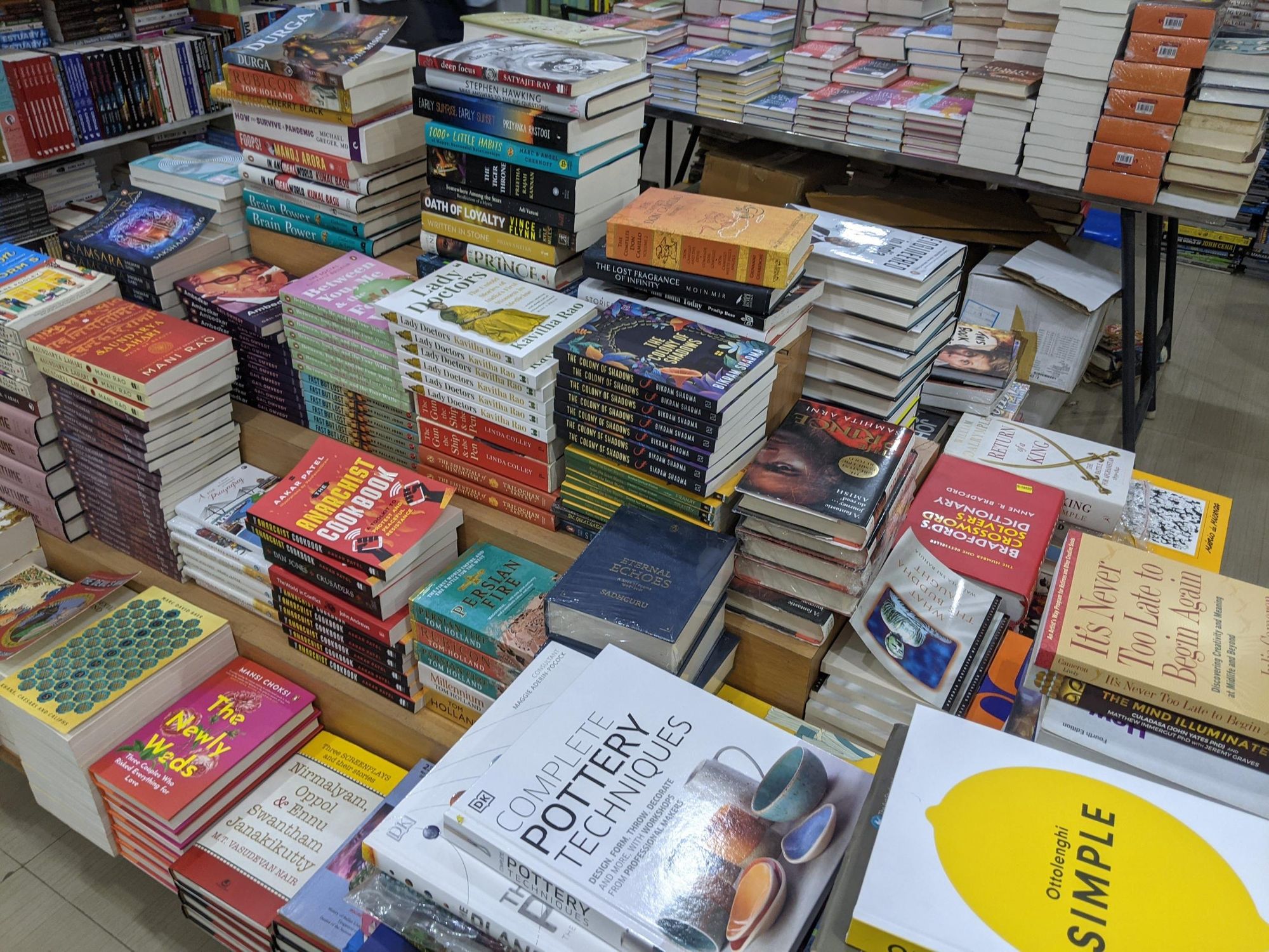 Books in Blossom's, one of Bangalore's most popular bookshops. Photo: Dani Redd.