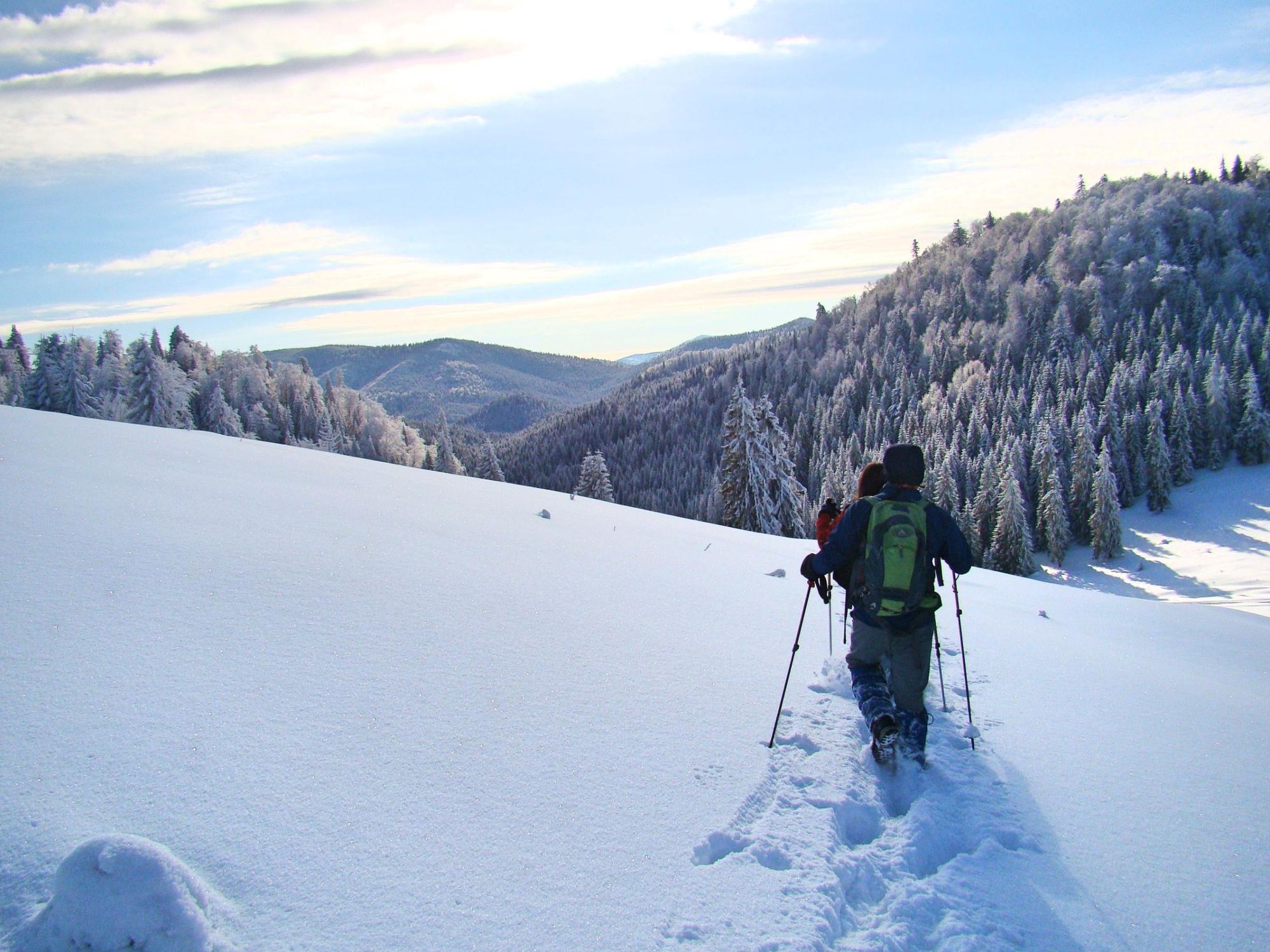 Hiking in the Apuseni Mountains. Photo: Apuseni Experience.