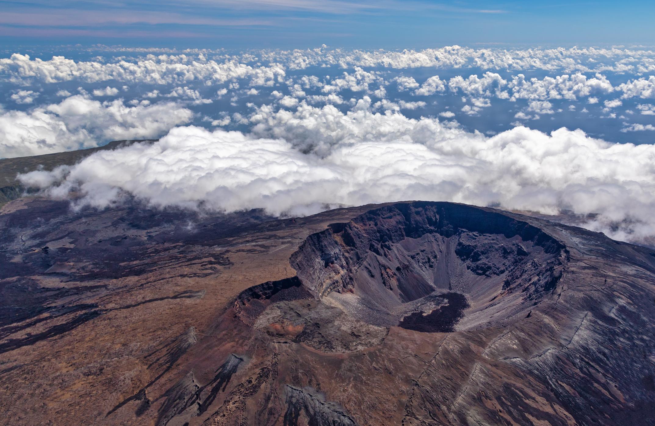 The Piton de la Fournaise is one of the world's most active volcanoes. Photo: Lionel Ghighi/Reunion Island Tourism Board 