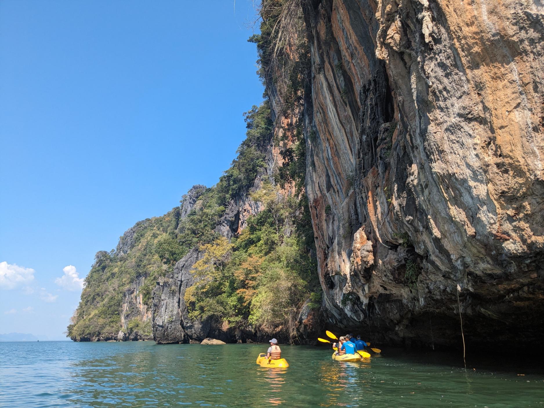 Sea kayaking in Phang Nga Bay. Photo: Dani Redd.