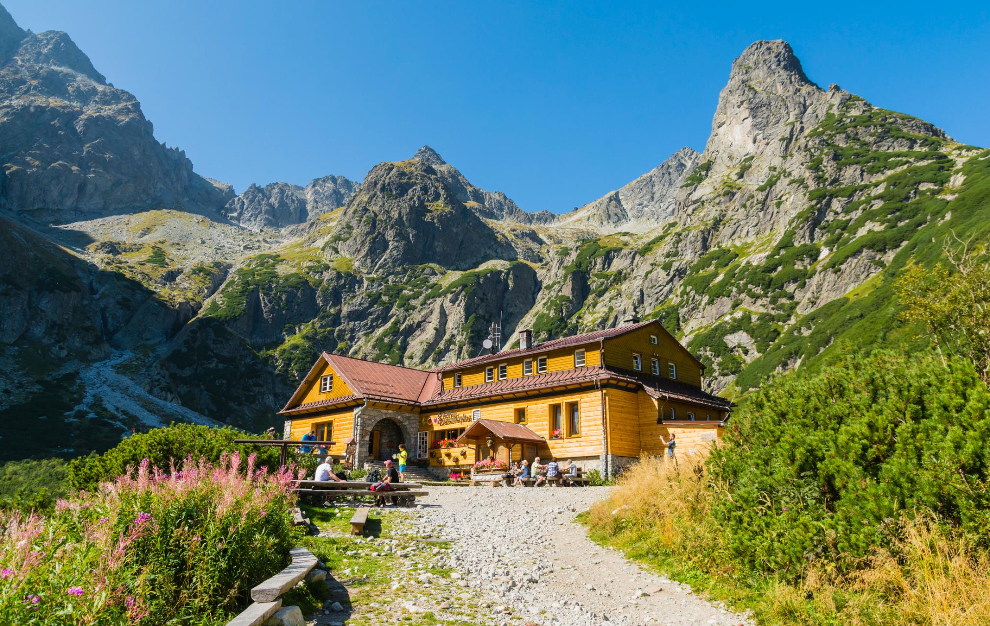 Chata pri Zelenom, a hut in the High Tatras. Photo: Getty.