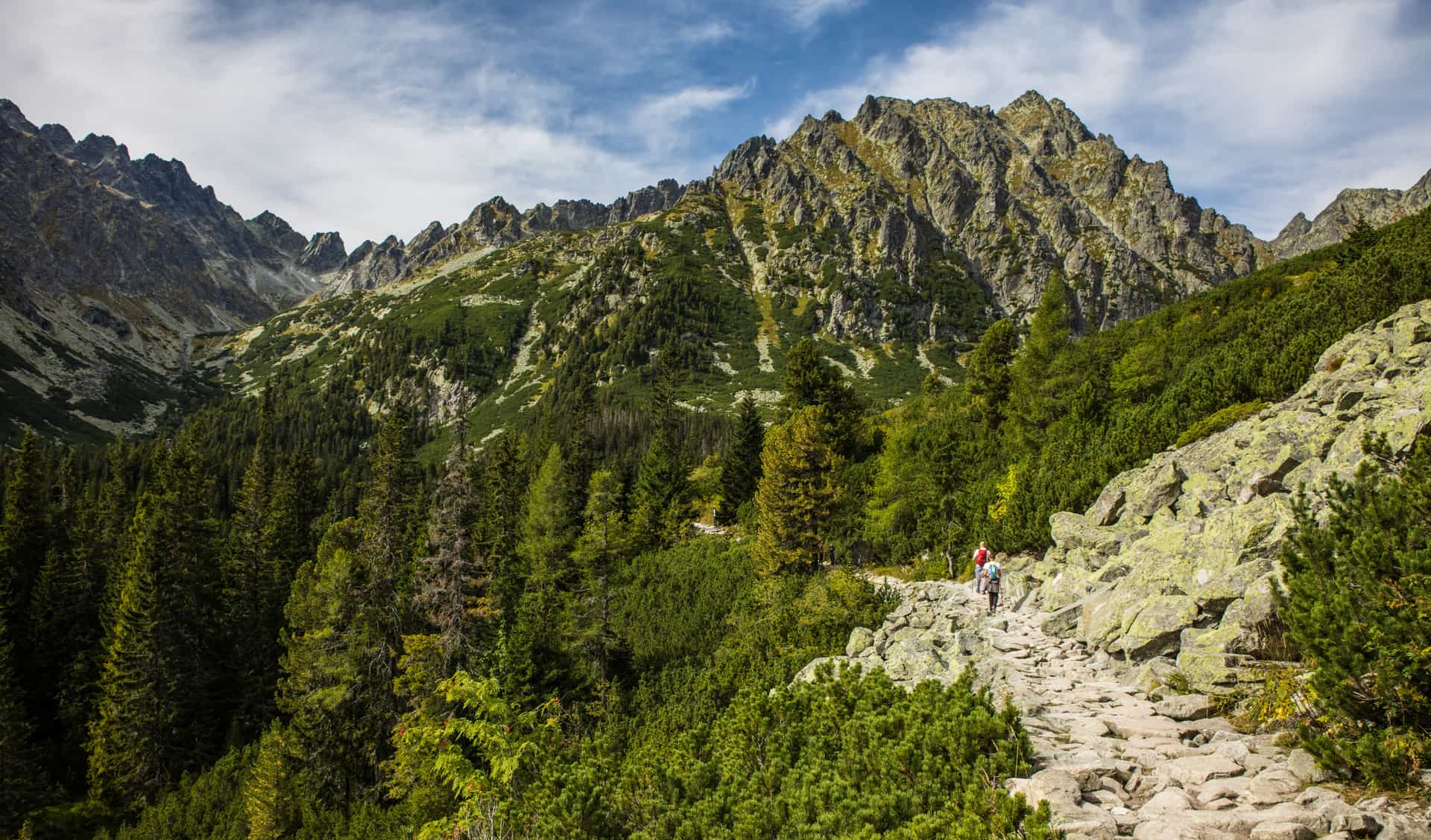 The route between Štrbské Pleso and Popradské Pleso. Photo: Slovakation.