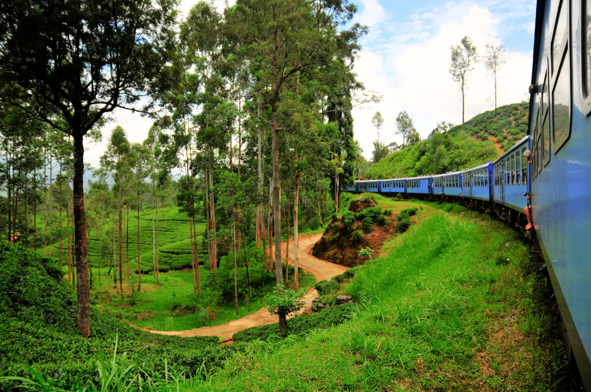 The train from Kandy to Ella in Sri Lanka. Photo: Getty.