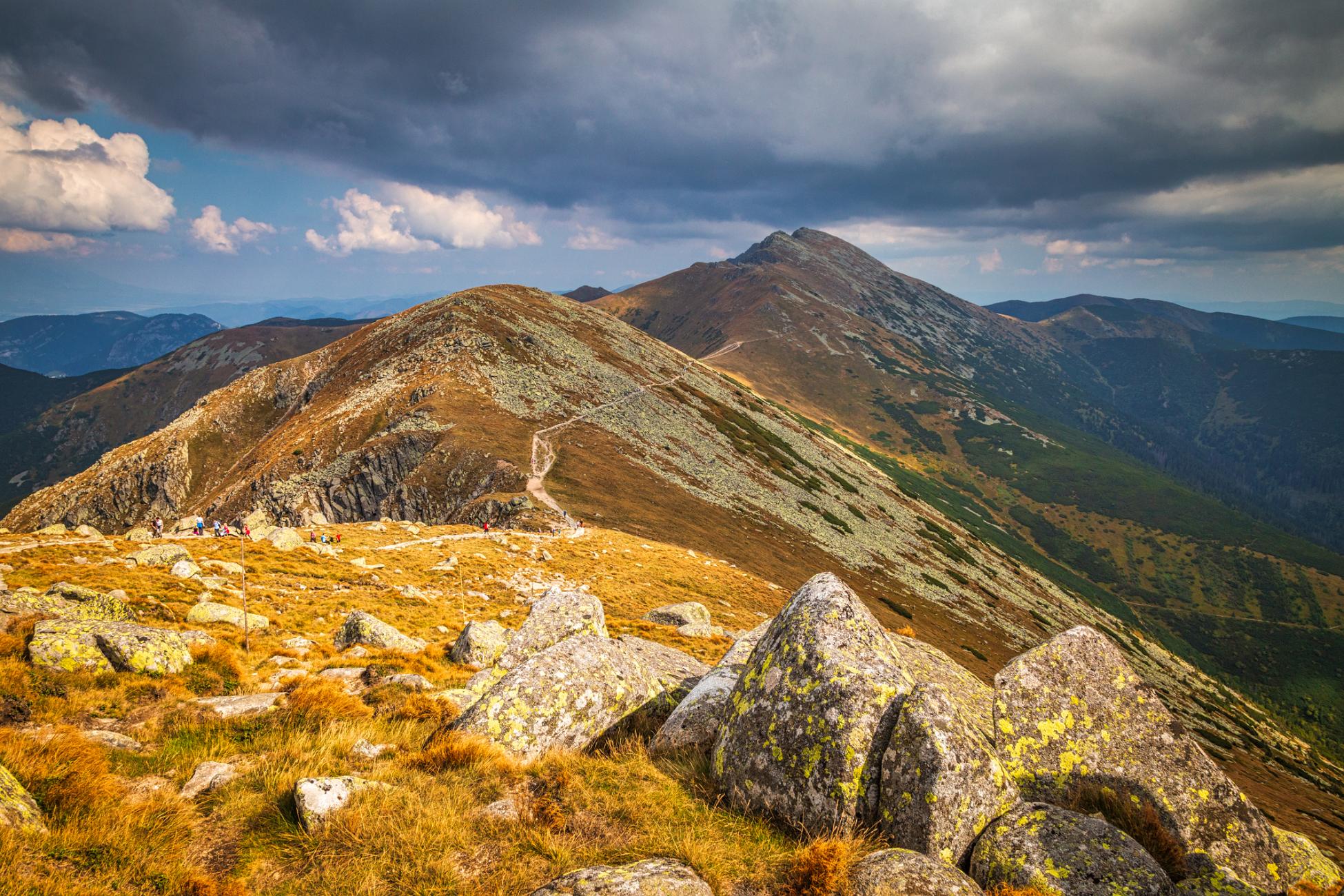 The trail along the Chopok - Ďumbier ridge. Photo: Getty.