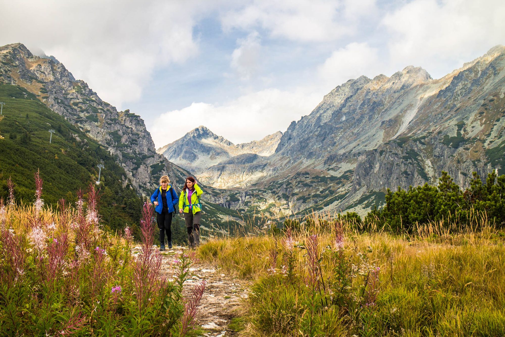 Hikers along the Tatranská Magistrala. Photo: Slovakation