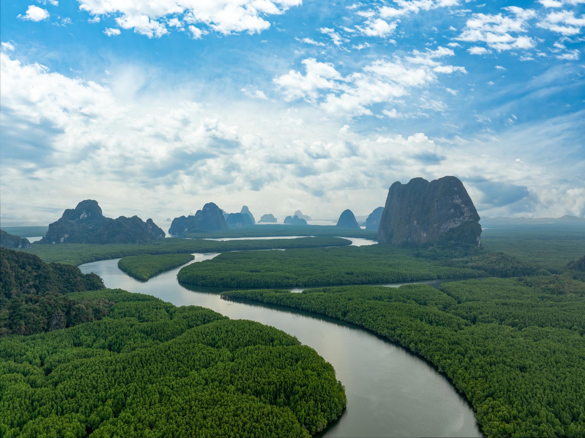 The remarkable Ao Phang-Nga National Park. Photo: Getty