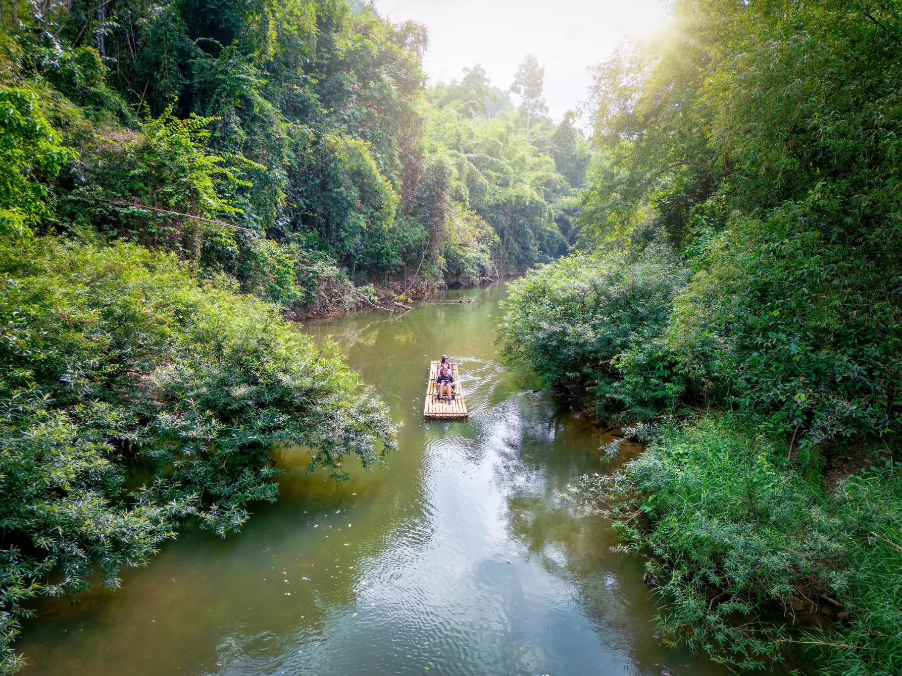 Rafting in Khao Sok National Park. Photo: Getty.