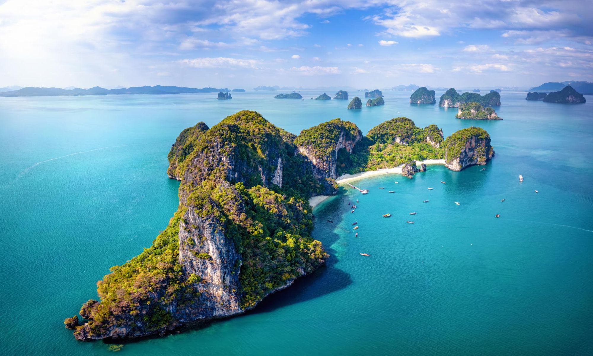 Islands in Phang Nga Bay. Photo: Getty.