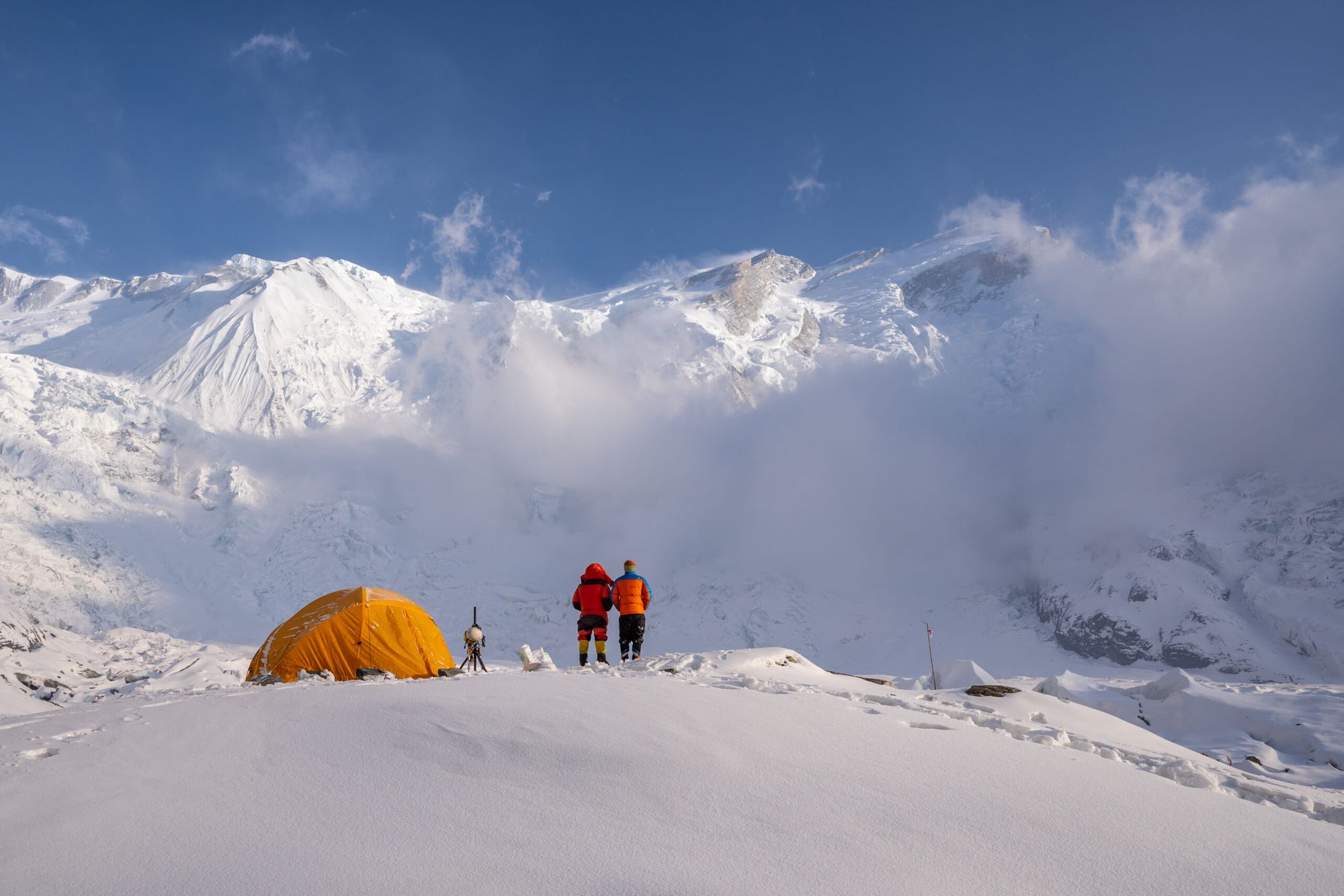 A scenic campsite on Annapurna I, the deadliest mountain in the world. Photo: Uta Ibrahimi