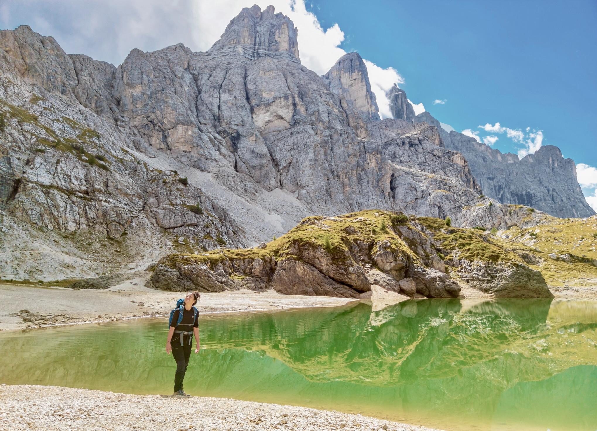 Coldai Lake with Civetta in the background. Photo: Getty.