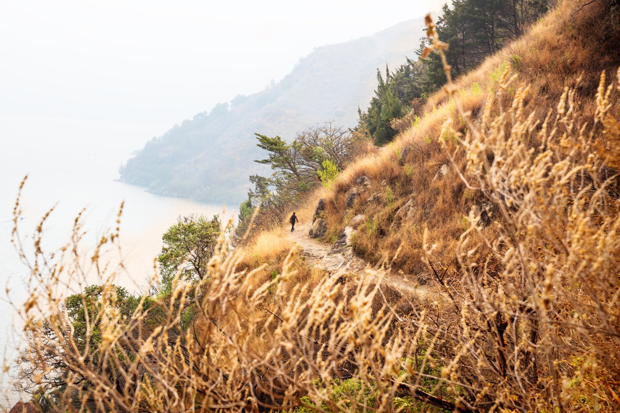 Hiking the Lower Mayan Trail. Photo: Getty.